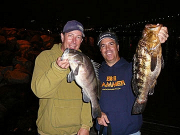 night fishing for bass